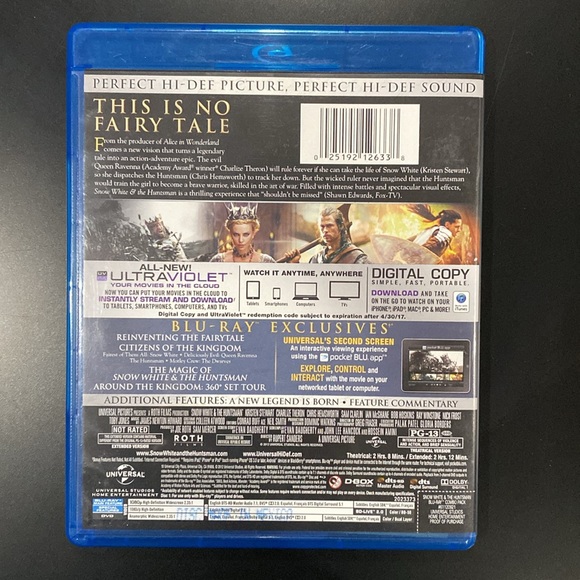 Snow White & The Huntsman - Blu-ray & DVD Combo Set - Picture 2 of 6